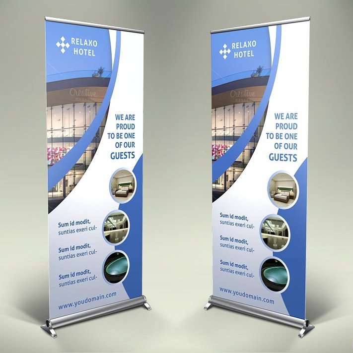 Sign Boards 7 Roll up Stand in Dubai