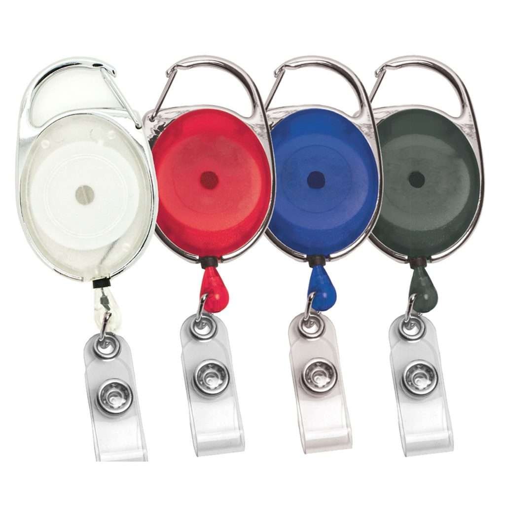 ID CARDS & BADGE REEL 4 RECTRACTABLE-BADGE-REEL
